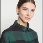 American Eagle AE Oversized Babydoll Plaid Shirt Photo 4