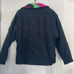 Vintage Retro Neon 80s 90s Snuggler Ski Fantasy Snow Jacket Ladies Sz M Black Size M Photo 5