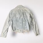 Sans Souci  Star‎ embroidered Denim Jacket Size L Photo 2