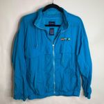 Catalina  Turquoise Y2K Windbreaker Sz Large Photo 4