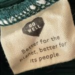 Madewell  Hunter Green Long Sleeve Waist Tie Pullover Top Large Photo 10