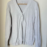 Barefoot Dreams CozyChic Ultra Lite Rib Back Placket Henley Almond Large A596956 Photo 0