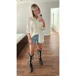 DOLCE VITA Samare Western Boot in Black White Leather Size US 8.5 Photo 1