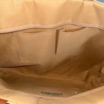 Sun ‘N’ Sand accessories large beach tote bag tan wicker like weave design new Photo 4