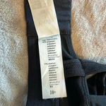 Yvette Sports Bra Size 3X High Impact Supportive Black Criss Cross Straps Photo 4