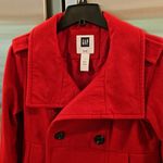 Gap 💕💕 Cropped Length Pea Coat ~ Red Small Photo 1