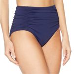 Tommy Bahama New. navy high waisted bikini bottom. Small. Photo 5