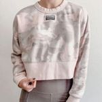 Adidas  Originals Women's Cropped Pink/Gay Camouflage Camo Sweatshirt small​​ Photo 0