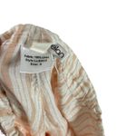 Elan  Women's Size Small 100% Linen Striped White Pink Flowy‎ Pants Photo 6