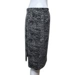 Tahari Skirt Womens 8 Black White Marled Pencil Casual Business Office Preppy Photo 1