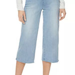 NYDJ  Pull On Cropped Wide Leg Jeans in Solstice Wash‎ Size 10 Photo 0