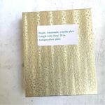 Blue Amazonite and crackle glass silver plated necklace and earrings set Photo 3