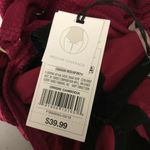 Shade & Shore  One Piece Swimsuit One Shoulder Belted Medium Coverage Red Size S Photo 4