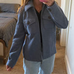 Avec Les Filles  Anthropologie Nordstrom Blue Utility Jacket Photo 0