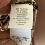 Dress Barn  Brown and Cream Patterned Top petite large Photo 2