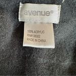 Avenue  Black and Red Embroidered Kimono Photo 3