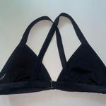 Scuba Triangle Bikini Top Black Colorful Aztec Print Crisscross Size Large Photo 2