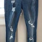 EXPRESS High Waisted Distressed Jeans Photo 0