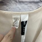 Apostrophe Vintage  Sears Lightweight Fleece Robe Cream Floral Size L Belted Photo 3