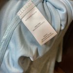 Maison Tara Chiffon Pastel Baby Blue Key Hole Puff Sleeve Midi Dress Size 16 Photo 5