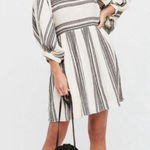 Free People  Lilly Stripe Balloon 3/4 Sleeve Dress Photo 0