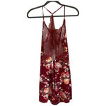 Flora Nikrooz FLORA by Women's Lace Trimmed Knit Chemise Size Medium Photo 2