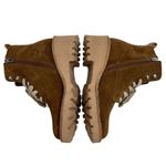 Dolce Vita Hinto Carmel Suede Leather Ankle Boots Animal Print Calf Hair 7 Shoes Tan Photo 4