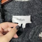 Ba&sh  Barthy Jumper Wool Mohair Gray Rhinestone Detail Sweater Size M FLAWED Photo 10