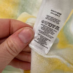 Loft Nwt  Women's Space Dye Crew Neck Pullover Sweater Yellow Green‎ Size Small Photo 5