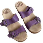 Dansko EUC  Leather Two Strap Sandals Purple Size 9 Photo 0