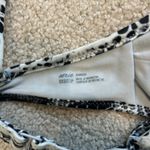 Aerie NWT Snake Bandeau Bikini Top Glacier Gray Swim Surf Pool Beach Size XXS Photo 5