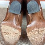 Lucchese Soft leather Brown Orange Woman’s Western Boots Size 7 1/2 Retails $800 Photo 2