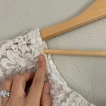 Prómesa Promesa White Lace Ruffle Off the Shoulder Mini Dress Bridal Formal Party Small Photo 4