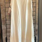 NWT Manta Del Lago Dress Medium Beige Tank Embroidered Boho Casual Photo 2