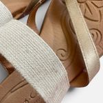 BOC Born Concept Champagne Vegan Leather Strappy Toe Flip Flop Sandals Tan Size 8 Photo 1