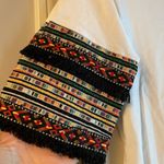 Gianni Bini white top with tribal short sleeves Photo 1