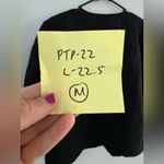 J. Jill Button Down Cardigan Sweater Lightweight Puffer Poncho Cotton Black M Size M Photo 8