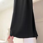 Valerie Stevens  Vintage 80s Wool Midi Skirt Size 2P Black Photo 7