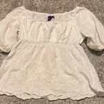 Max edition  White Embroidered Blouse Photo 0