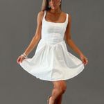 Princess Polly Martie White Mini Dress 8 Photo 0