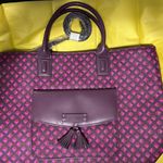 VERA BRADLEY Geometric Purple and Pink Tote Gorgeous like NEW!!never used Photo 13
