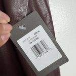 Lysse  Vegan Leather Wide Leg Deep Burgundy XL Pull On Stretch NWT Photo 8