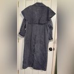 Australian Outback Collection Vintage Gray Denim Duster Trench Coat unisex Size M Photo 3