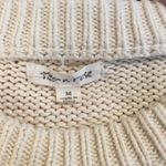 Tea N Rose Crew neck cotton dark yellow white sweater womens Medium stripes Photo 5