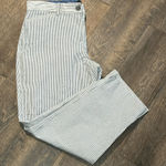 Talbots  PERFECT CROP PANTS - STRIPE‎ - CURVY FIT Size 10 Photo 0