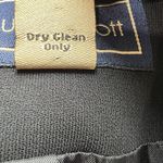 Laura Scott Blazer Women Size 4 Black White Piping Office Casual Preppy Vintage Photo 4