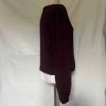 Altar'd State  Chenille Burgundy Womens Sweater Sz M Preppy Boho Cozy Cottagecore Photo 3