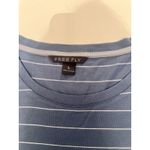 Free Fly Channel Pocket Tee Women's L Bamboo Atlantic Blue/White Striped‎ Nwt Blue Size L Photo 1