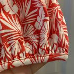 Boden Red and White Leaf Print Long Sleeve Dress size 6R brand new with tag Photo 4