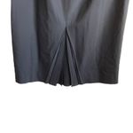 Talbots Women Pencil Midi Skirt 8P Gray Wool Side Zipper Back Hem Flare Office Photo 7